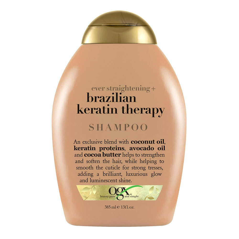 Organix Ever Straight Defrizzant Brazilian Keratin Therapy Shampoo - 13 Oz